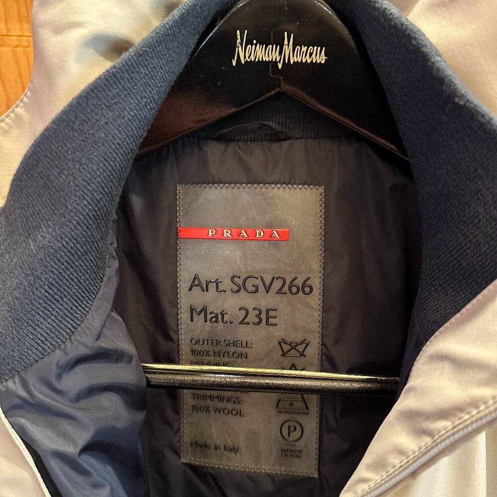 Prada gortex + polyester two-layer padded jacket